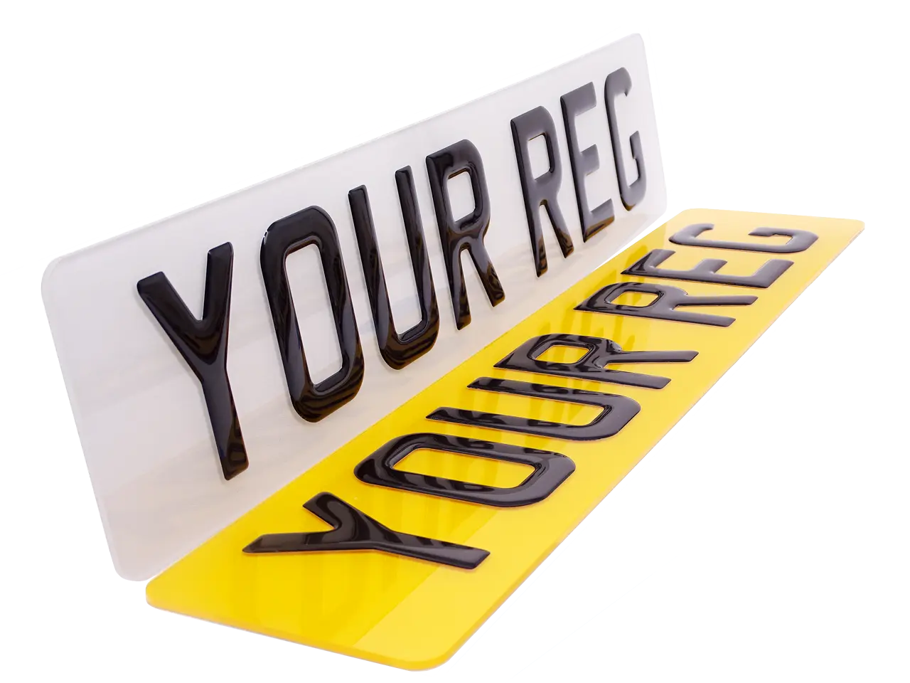 3D Gel Number Plates