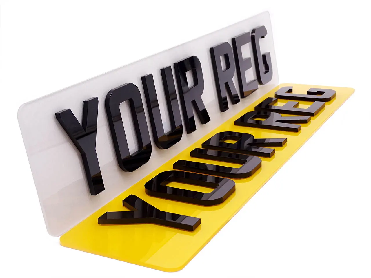 4D Number Plates (5mm)