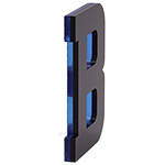 4D Number Plate Characters