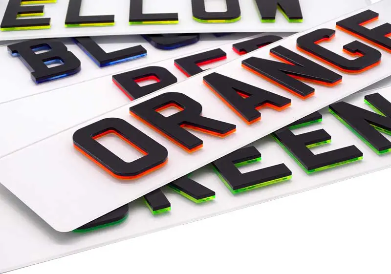 Krystal 4D Number Plates