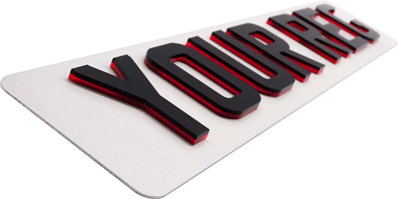 Krystal Number Plates